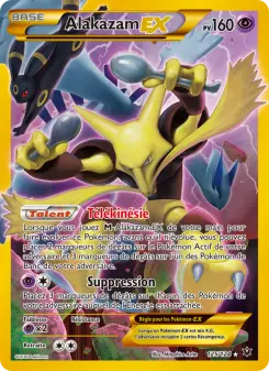 Alakazam EX — carte 125 de l’extension Impact des Destins