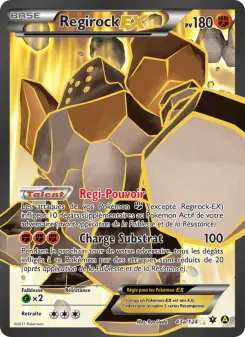Regirock EX — carte 43 de l’extension Impact des Destins