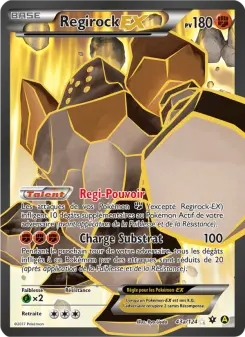 Regirock EX — carte 43a de l’extension Impact des Destins