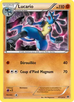 Lucario — carte 47 de l’extension Impact des Destins