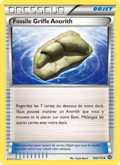 Fossile Griffe Anorith — carte 100 de l’extension Offensive Vapeur
