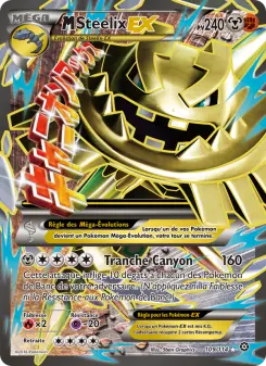 M-Steelix EX — carte 109 de l’extension Offensive Vapeur