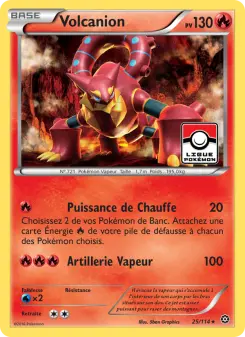 Volcanion — carte 25 de l’extension Offensive Vapeur
