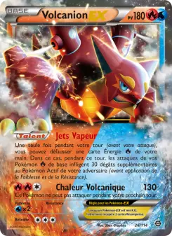 Volcanion EX — carte 26 de l’extension Offensive Vapeur