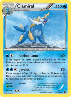 Clamiral — carte 32 de l’extension Offensive Vapeur
