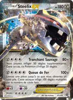 Steelix EX — carte 67 de l’extension Offensive Vapeur