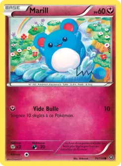 Marill — carte 76 de l’extension Offensive Vapeur