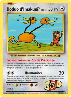 Doduo d'Imakuni? — carte 112 de l’extension Évolutions