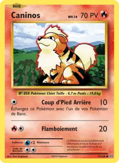 Caninos — carte 17 de l’extension Évolutions