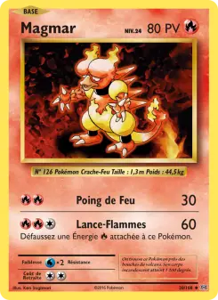 Magmar — carte 20 de l’extension Évolutions