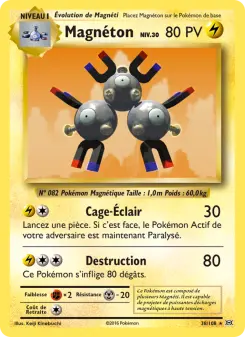 Magnéton — carte 38 de l’extension Évolutions
