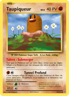 Taupiqueur — carte 55 de l’extension Évolutions