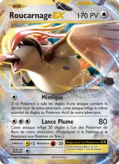 Roucarnage EX — carte 64 de l’extension Évolutions