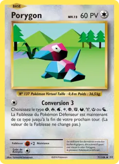 Porygon — carte 71 de l’extension Évolutions