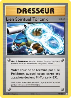 Lien Spirituel Tortank — carte 73 de l’extension Évolutions