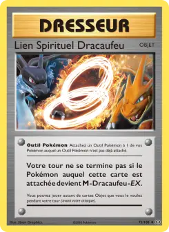 Lien Spirituel Dracaufeu — carte 75 de l’extension Évolutions