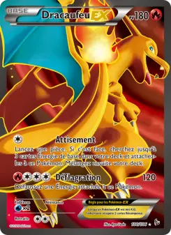Dracaufeu EX — carte 100 de l’extension Étincelles