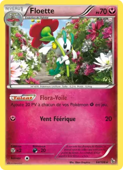 Floette — carte 64 de l’extension Étincelles