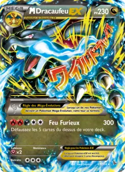 M-Dracaufeu EX — carte 69 de l’extension Étincelles