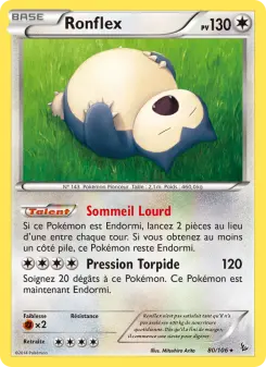Ronflex — carte 80 de l’extension Étincelles