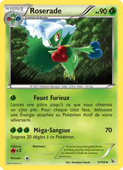 Roserade — carte 9 de l’extension Étincelles