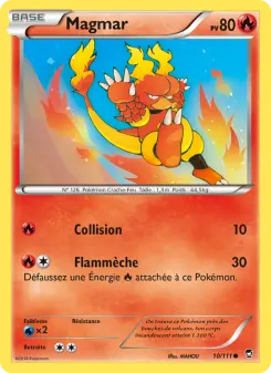 Magmar — carte 10 de l’extension Poings Furieux