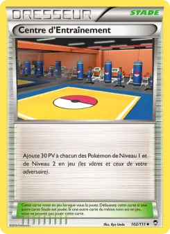 Centre d'Entraînement — carte 102 de l’extension Poings Furieux