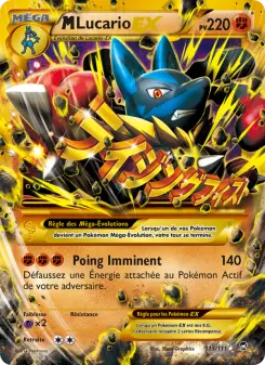 M-Lucario EX — carte 113 de l’extension Poings Furieux