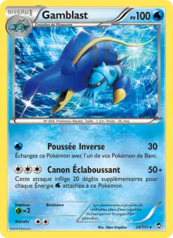 Gamblast — carte 24 de l’extension Poings Furieux