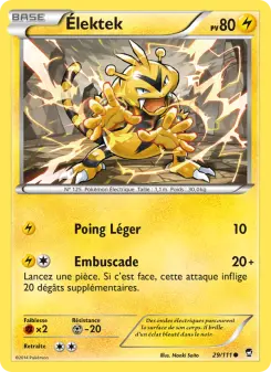 Élektek — carte 29 de l’extension Poings Furieux