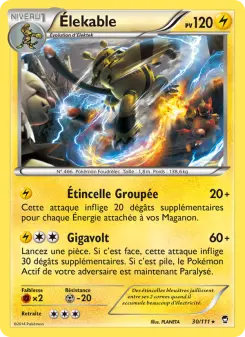Élekable — carte 30 de l’extension Poings Furieux