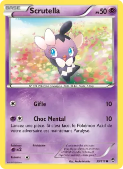 Scrutella — carte 39 de l’extension Poings Furieux