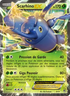 Scarhino EX — carte 4 de l’extension Poings Furieux