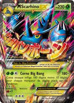 M-Scarhino EX — carte 5 de l’extension Poings Furieux