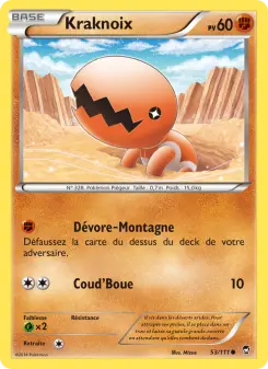 Kraknoix — carte 53 de l’extension Poings Furieux
