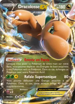 Dracolosse EX — carte 74 de l’extension Poings Furieux