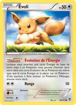 Évoli — carte 80 de l’extension Poings Furieux