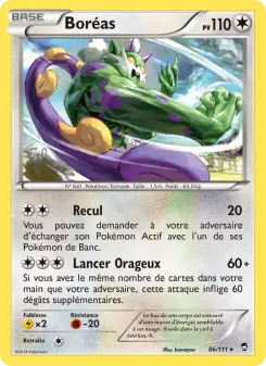 Boréas — carte 86 de l’extension Poings Furieux