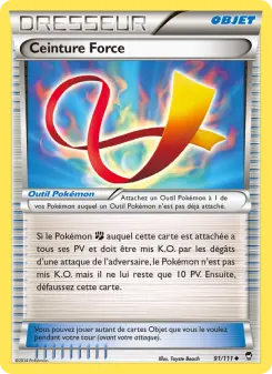 Ceinture Force — carte 91 de l’extension Poings Furieux
