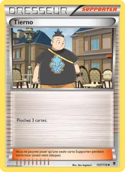 Tierno — carte 107 de l’extension Vigueur Spectrale