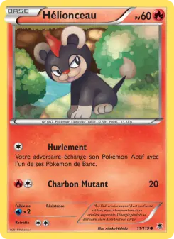 Hélionceau — carte 11 de l’extension Vigueur Spectrale