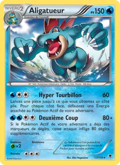 Aligatueur — carte 17 de l’extension Vigueur Spectrale