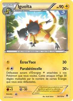 Iguolta — carte 30 de l’extension Vigueur Spectrale