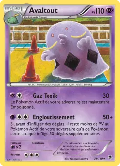 Avaltout — carte 38 de l’extension Vigueur Spectrale