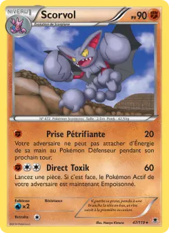 Scorvol — carte 47 de l’extension Vigueur Spectrale