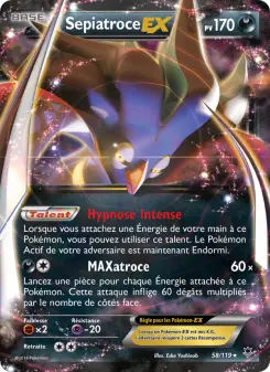Sepiatroce EX — carte 58 de l’extension Vigueur Spectrale