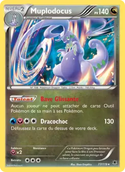 Muplodocus — carte 77 de l’extension Vigueur Spectrale