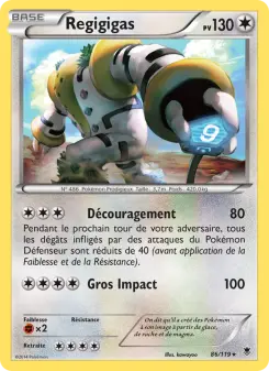 Regigigas — carte 86 de l’extension Vigueur Spectrale