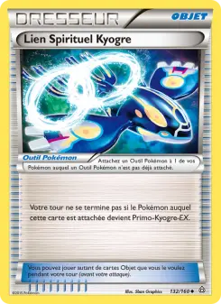 Lien Spirituel Kyogre — carte 132 de l’extension Primo-Choc