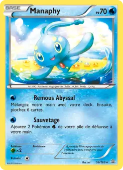 Manaphy — carte 56 de l’extension Primo-Choc